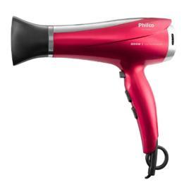Secador De Cabelos 2200w Psc2300 Motor Dc Philco Cor Vermelho