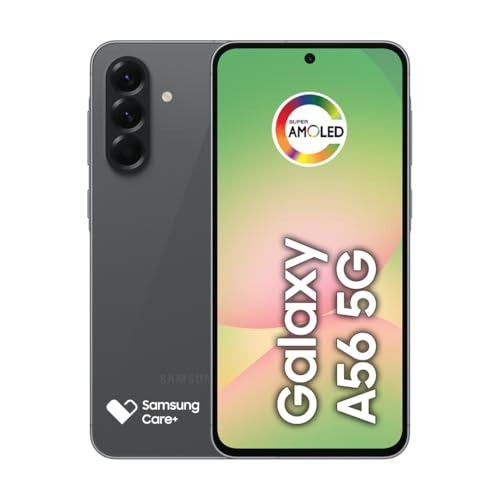 Smartphone Samsung Galaxy A56 5G 256GB, 8GB RAM, Câmera 50MP, IP67, Super AMOLED 6.7", Recursos AI, Preto